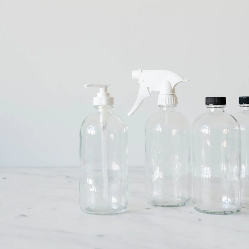 Glass Bottles, Pumps, & Spray Triggers